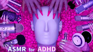 ASMR for ADHD 💗Changing Triggers Every 30 Seconds😴 Scratching  Tapping  Massage amp More No Talking [upl. by Aiciles849]