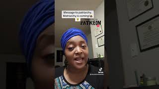 Message to Patriarchy blackwoman matriarchy 4bmovement fyp [upl. by Grube]