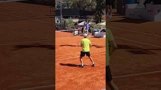 🎾 RENZO OLIVO 🇦🇷 PELOTEANDO EN EL CHALLENGER DE BUENOS AIRES tenis argentina davis atp olivo [upl. by Aluor]