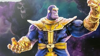 Thanos 110 Deluxe Statue by Iron Studios [upl. by Arihsat]