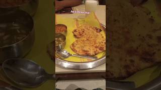 Aaj ki dinner thali Chur Chur naanfood recipeyoutubeshorts [upl. by Natsirk]