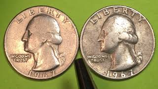 381 Million Dollars Worth Minted  1967 US Quarter Coins  8000 For A MS68 United States Quarter [upl. by Eedyah]