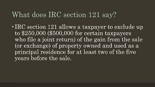 Capital Gains Taxation When Selling Your House [upl. by Gio]