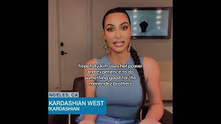 Will Kim use her power to help Menendez Brothers free menendezbrothers kimkardashian [upl. by Yordan331]