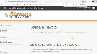 2 LOGIN accessi successivi al Portale MIUR Alternanza Scuola Lavoro  Corso Sicurezza [upl. by Joshuah]