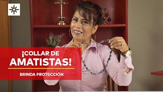 Tutorial de Bisutería ¡Collar de Amatista 😍💎💜 [upl. by Nareht]