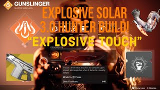 INSANE SOLAR 30 EXPLOSIVE HUNTER BUILDDestiny 2 [upl. by Balough177]