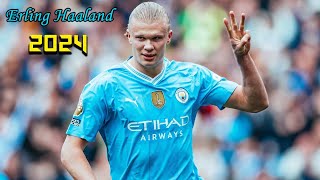 Erling Haaland  All Goals amp Assists 2024 [upl. by Breena]