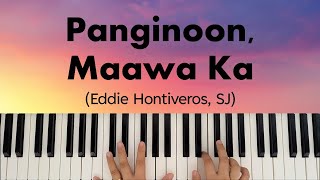 Panginoon Maawa Ka Hontiveros  Piano Chords Notes [upl. by Ahseik158]