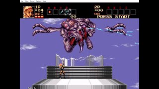 Contra Hard Corps Genesis Playthrough  Sheena HP Restoration Patch [upl. by Aeila]