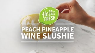 Peach Pineapple Wine Slushie [upl. by Mainis]