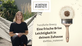 Neue Trendfarben 2024  Einrichtungstrends  Trendfarbe Breezy  Entspannung Zuhause [upl. by Nnaeiram782]