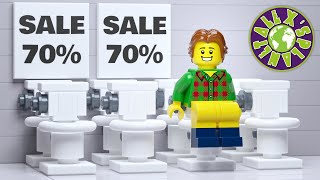 LEGO City Shopping Toilet Paper Fail [upl. by Artinek]