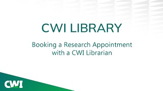 Book a Research Appointment [upl. by Tilney837]