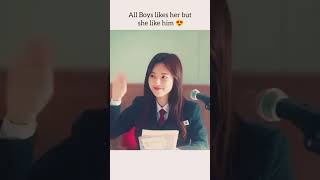 😍All boys likes her but she like him💖 Korean drama shorts viralshorts viral kdrama viralvideo [upl. by Lydie]