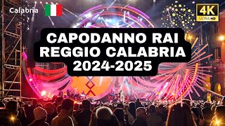 Capodanno Rai  REGGIO CALABRIA 20242025 [upl. by Asyen]