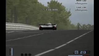 GT4 BMW V12 LMR Race Car  Circuit de la Sarthe I [upl. by Nelag]