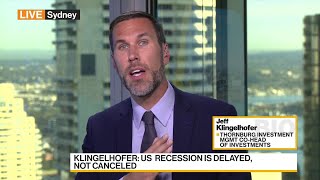 US Recession Is Delayed Not Canceled Thornburg Says [upl. by Attena]