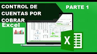 ¿Como diseñar un control de cuentas por cobrarcobranzas en excel14 [upl. by Halilahk367]