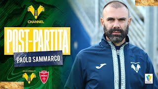 Sammarco quotAvevamo voglia di vincere andiamo avanti a lavorarequot [upl. by Korwun]