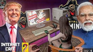 INTERNET CAFE SIMULATOR 2 GAMEPLAY total gaming [upl. by Zelten]