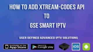 HOW TO ADD XTREAMCODES API GSE SMART IPTV [upl. by Yztim]