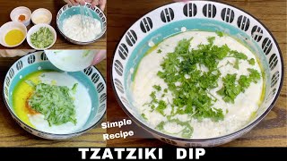 Tzatziki Recipe  How to make Tzatziki SauceDip [upl. by Sokim205]