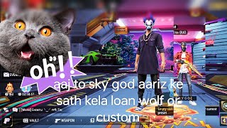 today we play with sky god Aariz lone wolf and custom freefire Aariz abbas [upl. by Neville]