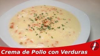 Crema de Pollo con Verduras  La Cocina Imperfecta [upl. by Neitsabes]