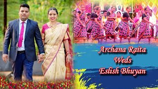 ARCHANA WEDS ESLISH SOURA NEW MARRIAGE SONG [upl. by Acinehs690]