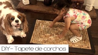 DIY  TAPETE DE CORCHOS  ELYSSAS CUBBY [upl. by Derian]