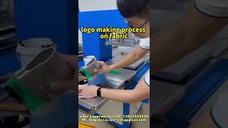 3D silicone transfer logomachine screenprinting [upl. by Bruner]