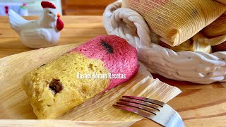 Tamales Dulces esponjaditos con maicena fresa🍓vainilla 😋 [upl. by Lairbag]