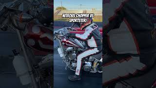 Nitrous Chopper vs Sportster [upl. by Menides]