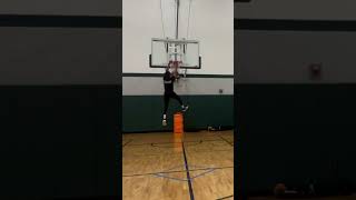 Felt Loose Dunked Easy with 2 off the SelfLob basketball dunk [upl. by Darach937]