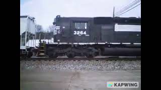 10 Years Ago NS P60 1414 Oyama NC w RARE SD402 3264 HIHOOD AWESOME 3436 PT2 [upl. by Volpe389]