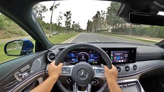 2021 MercedesAMG GT 43 4Door Coupe POV Test Drive 3D AudioASMR [upl. by Tichonn]