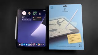 Paperlike vs iPad bare screen  Comparison for iPad Pro Artist [upl. by Noonberg444]