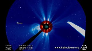 GEOMAGNETIC STORM WATCH AND COMET T ATLAS [upl. by Ytineres]