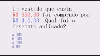 Qual foi o desconto aplicado na compra do vestido [upl. by Esli]