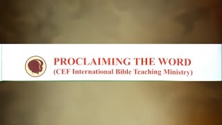 PROCLAIMING THE WORD  Testimony of Dr Czeslaw Bassara [upl. by Hiltan]