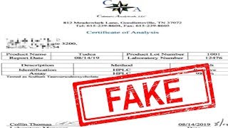 SarmsSupplement Companys FAKING COAs  FAKE QUALITY TESTING [upl. by Ettenowtna]