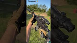 Carbine airsoftarcallofdutysoftgunexperiment co2airgun machinepistol military airsoftpistol [upl. by Leumas]