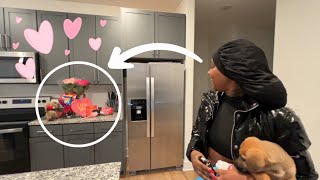 SURPRISING MY GIRLFRIEND DEJANA FOR VALENTINES DAY 💝 She was shocked [upl. by Galan]