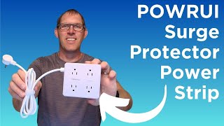 POWRUI Surge Protector Power Strip [upl. by Ultun111]