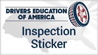 Inspection Sticker  Online Texas Adult Drivers Ed [upl. by Eniloj]