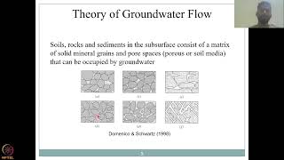 Lecture 11 Physics and hydrology of Groundwater Part  1 [upl. by Enisaj]