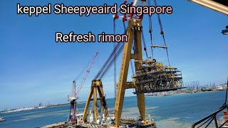 keppel shipyard singapore [upl. by Navada396]