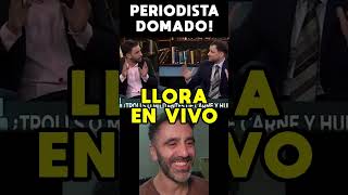 PERIODISTA LLORA EN VIVO TOTALMENTE DOMADO POR LIBERALES quotEN EL OJO DEL PODERquot MARIANO BREAK POINT [upl. by Hanoy785]