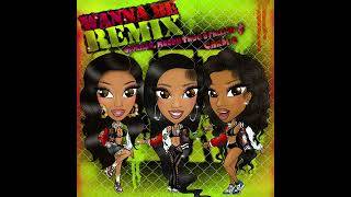 Wanna Be Remix Clean Version Audio  GloRilla Megan Thee Stallion amp Cardi B [upl. by Idleman]